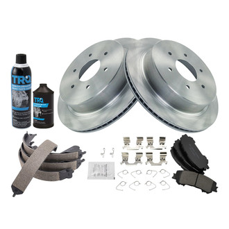 TRQ® - Performance Ceramic Rear Brake Kit