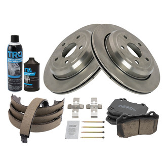 TRQ® - Performance Ceramic Rear Brake Kit