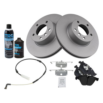 TRQ® - Performance Semi-Metallic Front Brake Kit