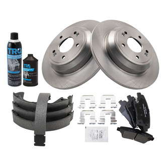 TRQ® - Rear Disc Brake Kit with Ceramic Pads