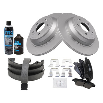 TRQ® - Rear Disc Brake Kit with Ceramic Pads
