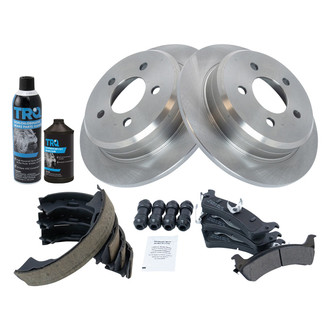 TRQ® - Performance Semi-Metallic Rear Brake Kit