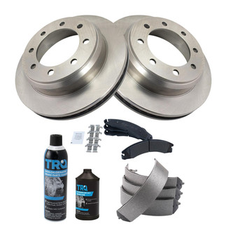 TRQ® - Performance Semi-Metallic Rear Brake Kit