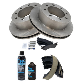 TRQ® - Performance Semi-Metallic Rear Brake Kit