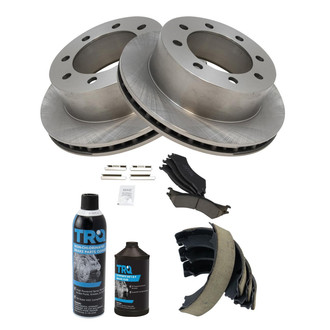 TRQ® - Performance Ceramic Rear Brake Kit
