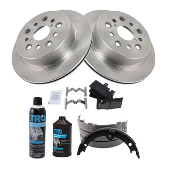 TRQ® - Performance Ceramic Rear Brake Kit