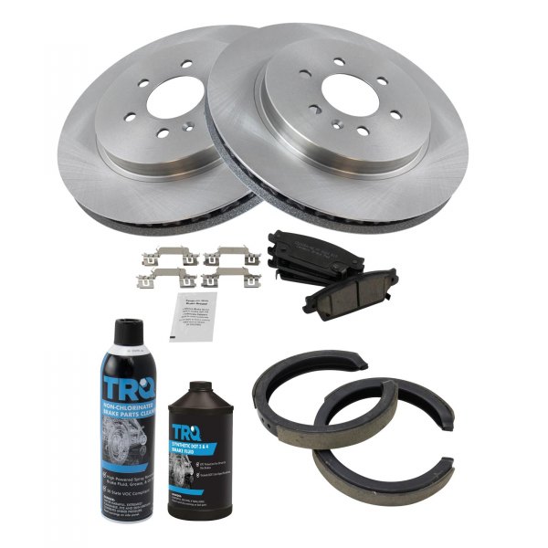 TRQ® - Performance Ceramic Rear Brake Kit