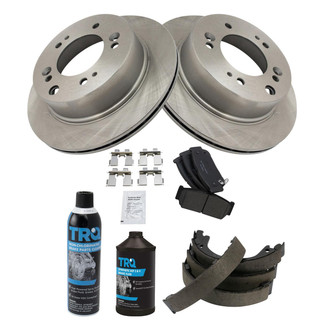 TRQ® - Performance Ceramic Rear Brake Kit