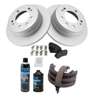 TRQ® - Performance Semi-Metallic Brake Kit