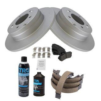 TRQ® - Performance Semi-Metallic Rear Brake Kit