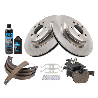 TRQ® - Disc Brake Kit with Ceramic Pads and Shoes