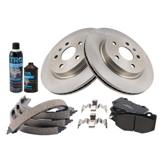 TRQ® - Disc Brake Kit with Ceramic Pads and Shoes