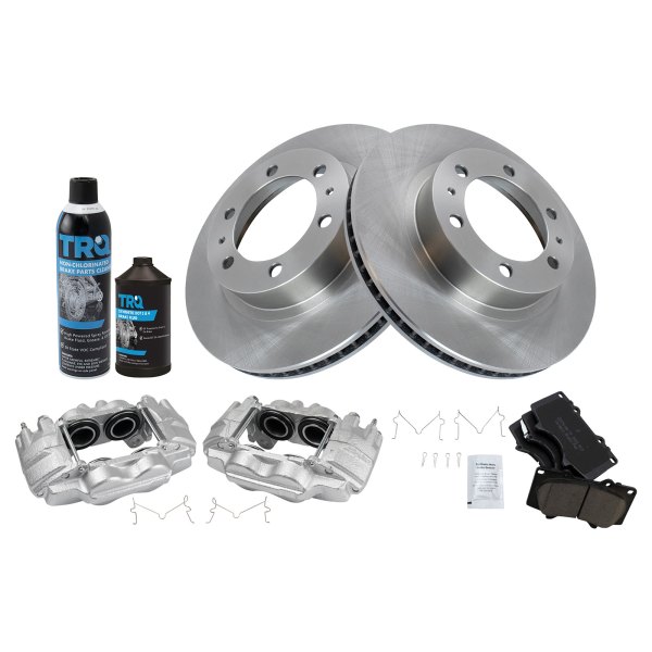 TRQ® - Front Disc Brake Kit with Ceramic Pads and Calipers