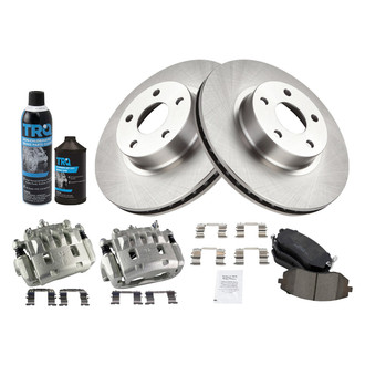 TRQ® - Front Disc Brake Kit with Ceramic Pads and Calipers