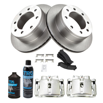 TRQ® - Rear Disc Brake Kit with Ceramic Pads and Calipers