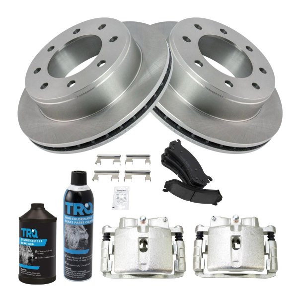 TRQ® - Rear Disc Brake Kit with Ceramic Pads and Calipers