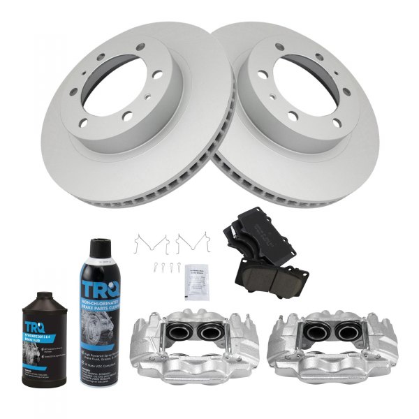 TRQ® - Front Disc Brake Kit with Ceramic Pads and Calipers