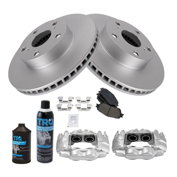 TRQ® - Front Disc Brake Kit with Ceramic Pads and Calipers