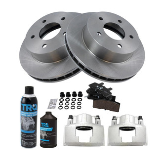 TRQ® - Front Disc Brake Kit with Ceramic Pads and Calipers