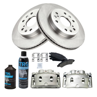 TRQ® - Front Disc Brake Kit with Ceramic Pads and Calipers