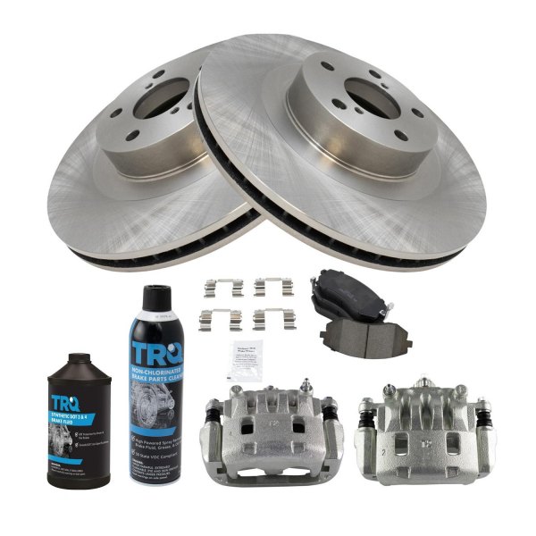 TRQ® - Front Disc Brake Kit with Ceramic Pads and Calipers