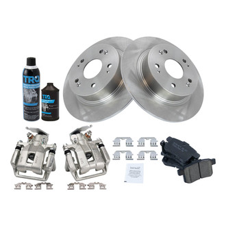 TRQ® - Rear Disc Brake Kit with Ceramic Pads and Calipers