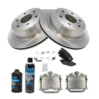 TRQ® - Rear Disc Brake Kit with Ceramic Pads and Calipers