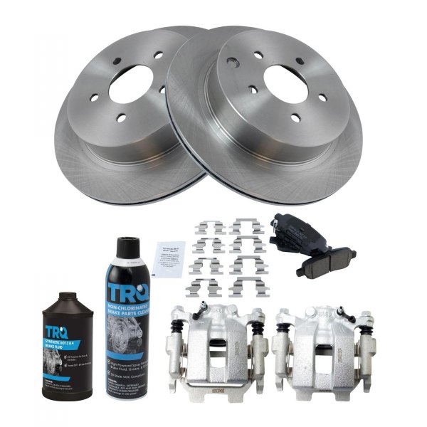 TRQ® - Rear Disc Brake Kit with Ceramic Pads and Calipers