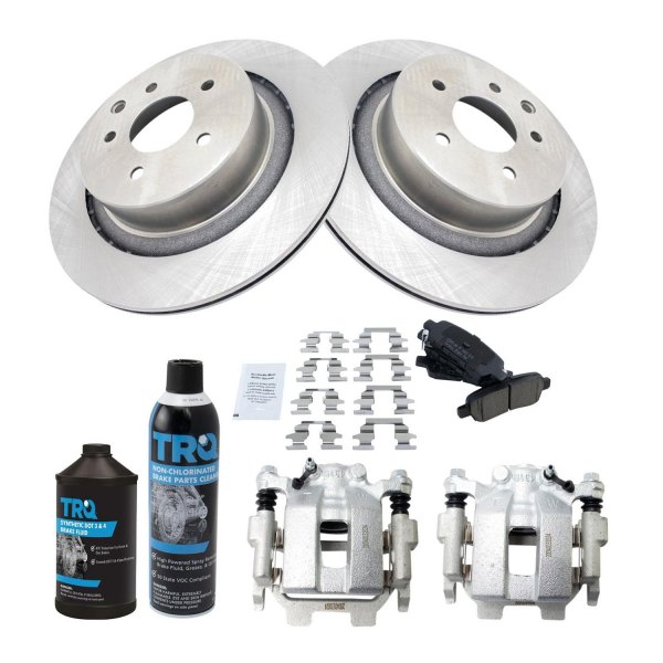 TRQ® - Rear Disc Brake Kit with Ceramic Pads and Calipers