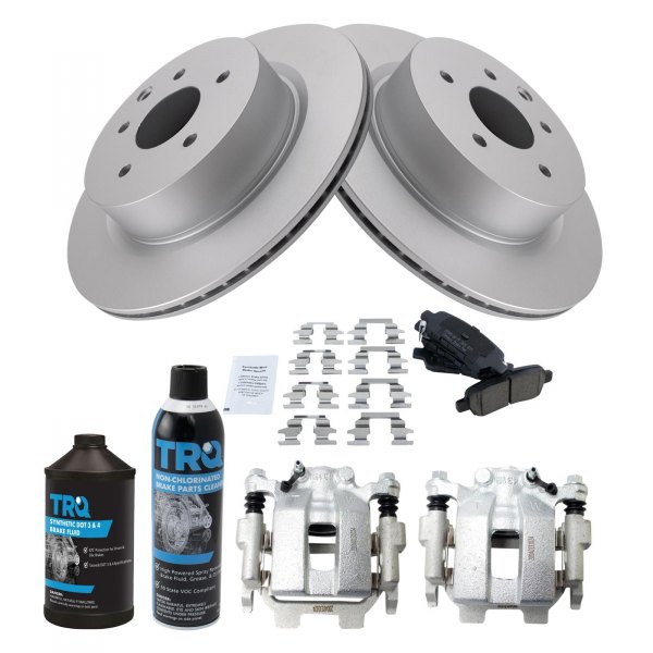 TRQ® - Rear Disc Brake Kit with Ceramic Pads and Calipers