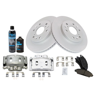 TRQ® - Front Disc Brake Kit with Ceramic Pads and Calipers