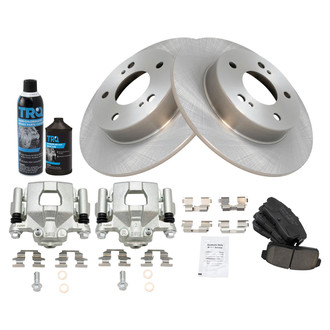 TRQ® - Rear Disc Brake Kit with Ceramic Pads and Calipers