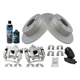 TRQ® - Rear Disc Brake Kit with Ceramic Pads and Calipers