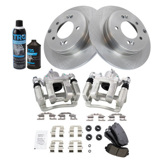 TRQ® - Rear Disc Brake Kit with Ceramic Pads and Calipers