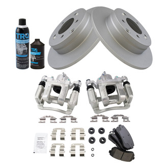 TRQ® - Rear Disc Brake Kit with Ceramic Pads and Calipers