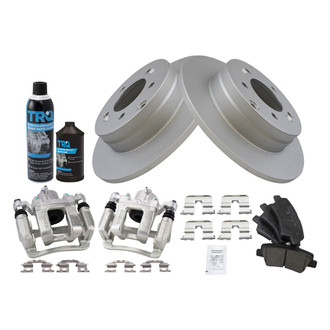 TRQ® - Rear Disc Brake Kit with Ceramic Pads and Calipers