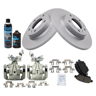 TRQ® - Rear Disc Brake Kit with Ceramic Pads and Calipers