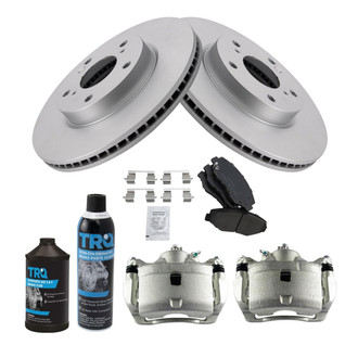 TRQ® - Front Disc Brake Kit with Ceramic Pads and Calipers