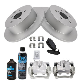 TRQ® - Rear Disc Brake Kit with Ceramic Pads and Calipers