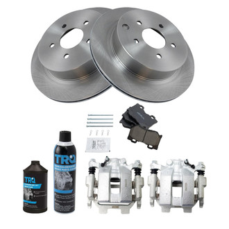 TRQ® - Rear Disc Brake Kit with Ceramic Pads and Calipers