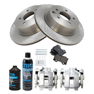 TRQ® - Rear Disc Brake Kit with Ceramic Pads and Calipers