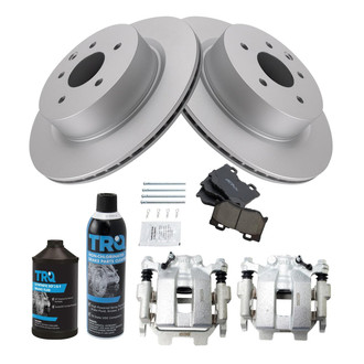 TRQ® - Rear Disc Brake Kit with Ceramic Pads and Calipers