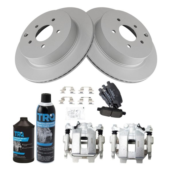 TRQ® - Rear Disc Brake Kit with Ceramic Pads and Calipers