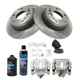 TRQ® - Rear Disc Brake Kit with Ceramic Pads and Calipers