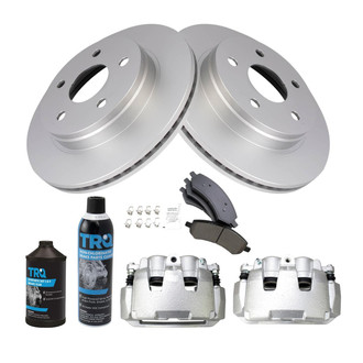 TRQ® - Front Disc Brake Kit with Ceramic Pads and Calipers