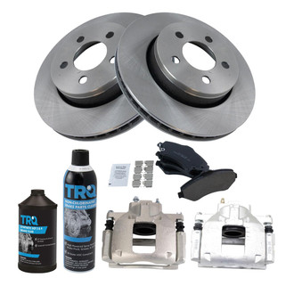 TRQ® - Front Disc Brake Kit with Ceramic Pads and Calipers