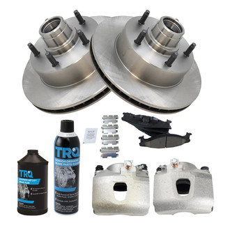 TRQ® - Front Disc Brake Kit with Ceramic Pads and Calipers