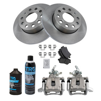 TRQ® - Rear Disc Brake Kit with Ceramic Pads and Calipers