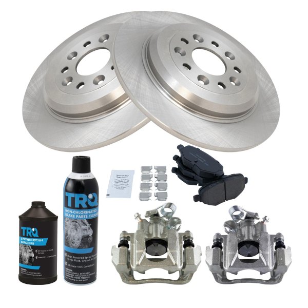 TRQ® - Rear Disc Brake Kit with Ceramic Pads and Calipers