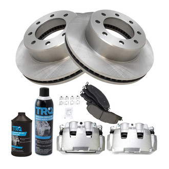 TRQ® - Front Disc Brake Kit with Ceramic Pads and Calipers